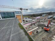 Auf diesem Bild sehen Sie die aktuellen Umbauarbeiten am Standort Neumark.