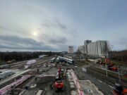 Auf diesem Bild sehen Sie die aktuellen Umbauarbeiten am Standort Neumark.