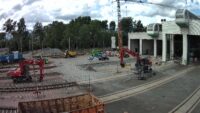 Auf diesem Bild sehen Sie die aktuellen Umbauarbeiten am Standort Neumark.