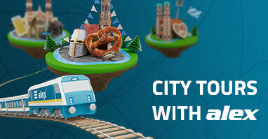 Kachel Citytouren en 382x199px Into the city!