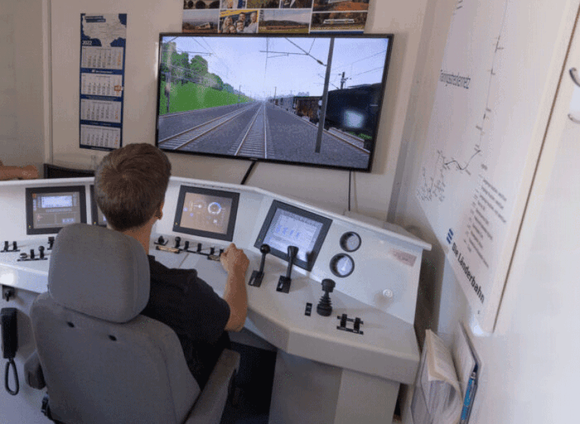 Fahrsimulator Tag Der Offenen Tuer Die Laenderbahn DLB 01010
