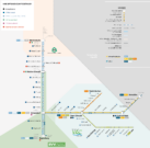 Die Grafik zeigt alle Verkaufsstellen und Fahrkarten-Automaten Standorte im Liniennetz der oberpfalzbahn