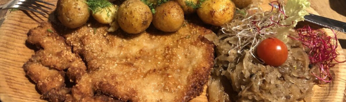 Ein Gericht im Restaurant "Kurna Chata"