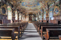 Die Aula Leopoldina in Wroclaw von innen