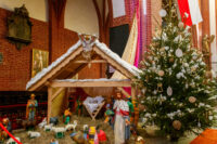 Ganzjahres Weihnachtskrippe in der Kirche St. Maria