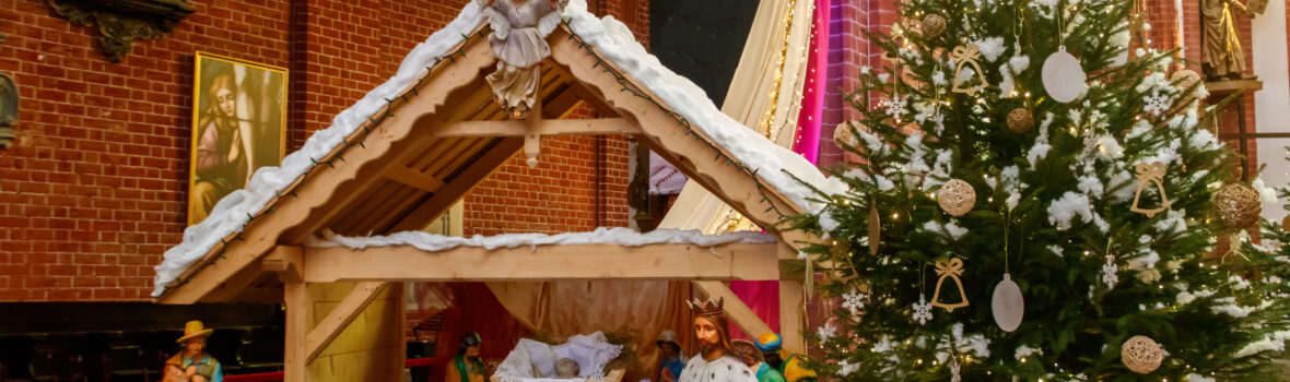 Ganzjahres Weihnachtskrippe in der Kirche St. Maria