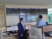 Besuch Landrat Thomas Hennig im Betriebshof in Neumark | Betriebsleitzentrale