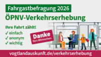 ÖPNV-Verkehrserhebung 2026 – Ihre Fahrt zählt