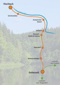 Landtag gibt grünes Licht für den Dauerbetrieb auf der Waldbahn-Strecke zwischen Gotteszell und Viechtach ab 2025 Landtag gibt grünes Licht für den Dauerbetrieb auf der Waldbahn-Strecke zwischen Gotteszell und Viechtach ab 2025