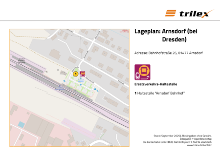 Arnsdorf Lageplan