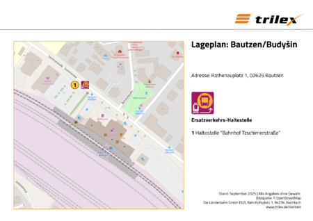 Bautzen Lageplan