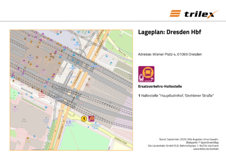 Dresden Hbf Lageplan