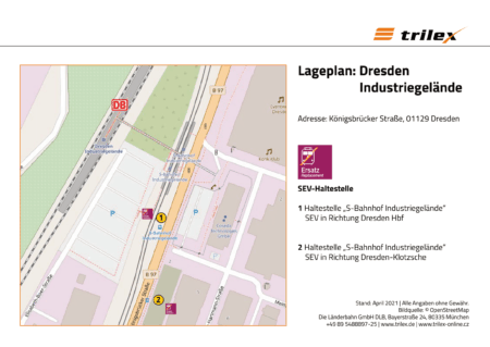 Dresden Industriegelaende Lageplan