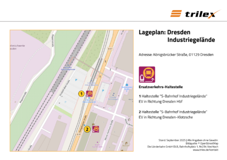 Dresden Industriegelaende Lageplan