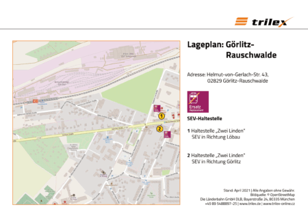 Goerlitz Rauschwalde Lageplan