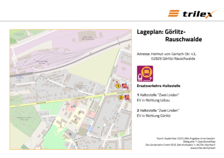 Goerlitz Rauschwalde Lageplan