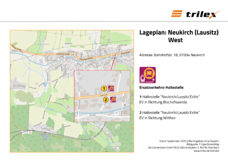 Neukirch West Lageplan