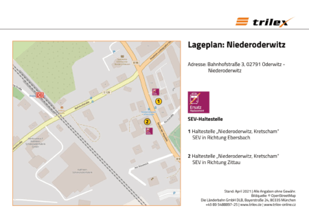 Niederoderwitz Lageplan
