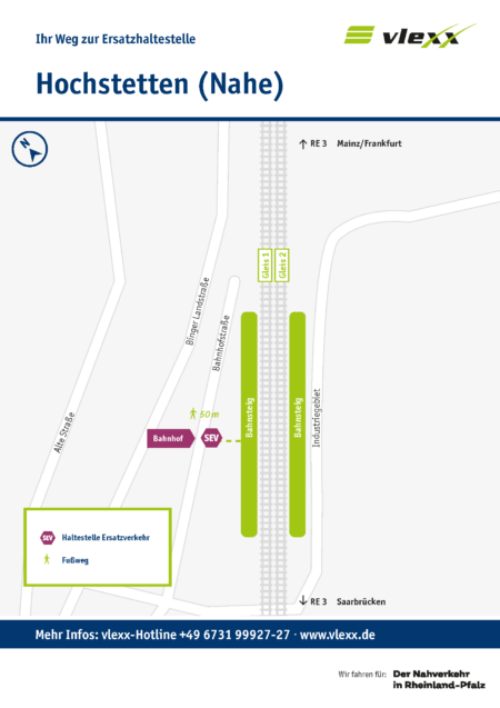 Hochstetten Nahe Bahnhof Ersatzhaltestelle